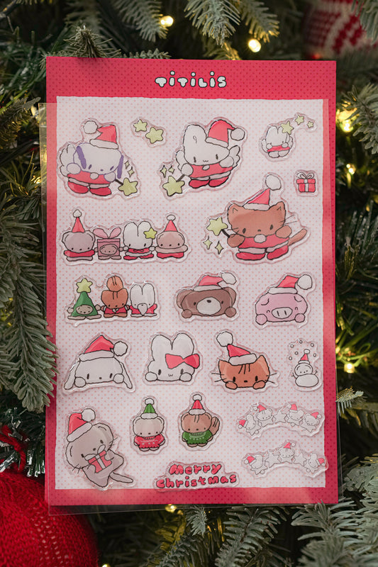 Christmas epoxy sticker