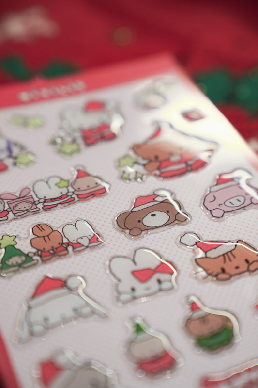 Christmas epoxy sticker